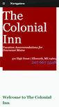 Mobile Screenshot of colonialinnmaine.com