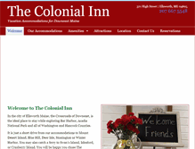 Tablet Screenshot of colonialinnmaine.com